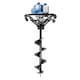 image 5 of Hyundai 56cc Petrol Earth Auger, 3 Drill Bits (100mm, 150mm, 200mm) HYEA5600X