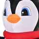 image 9 of HOMCOM 8ft Lighted Inflatable Christmas Penguin w/ Candy Cane for Garden
