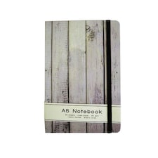 Anker Wood Effect A5 Notebook - Cream/Black - One Size