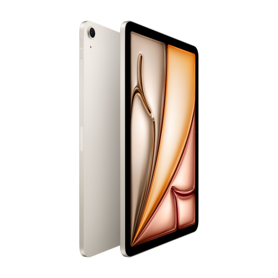 image 1 of Apple iPad Air 7th Gen 11-Inch 128 GB M3 Chip OS 18 Liquid Retina Wi-Fi Tablet - Starlight