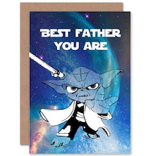 Best You Are Jedi Dad Space Master Father's Day Card