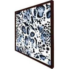 Blue leopard print (Picture Frame) Brown | S