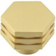 image 1 of Elegant 30mm Satin Brass Cupboard Knob for Modern Interiors - Kitchen Cabinet Knob