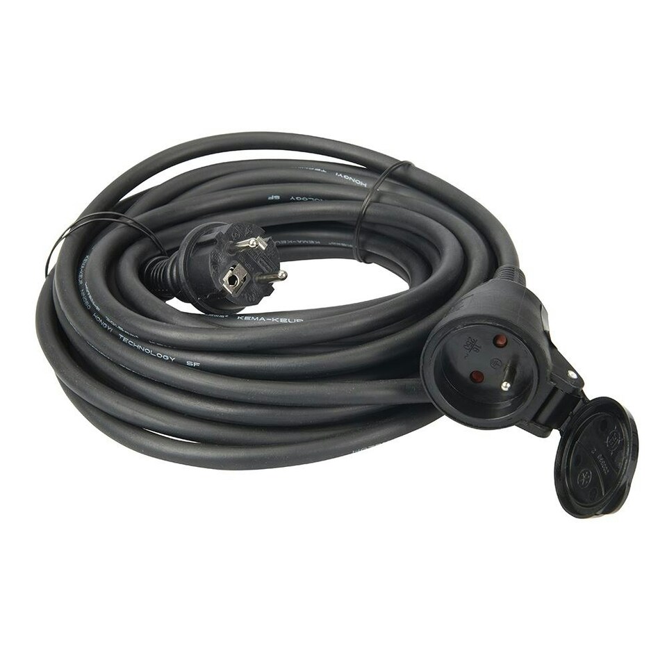 Powermaster - French Type E Extension Lead 230V - 1-Gang 10m