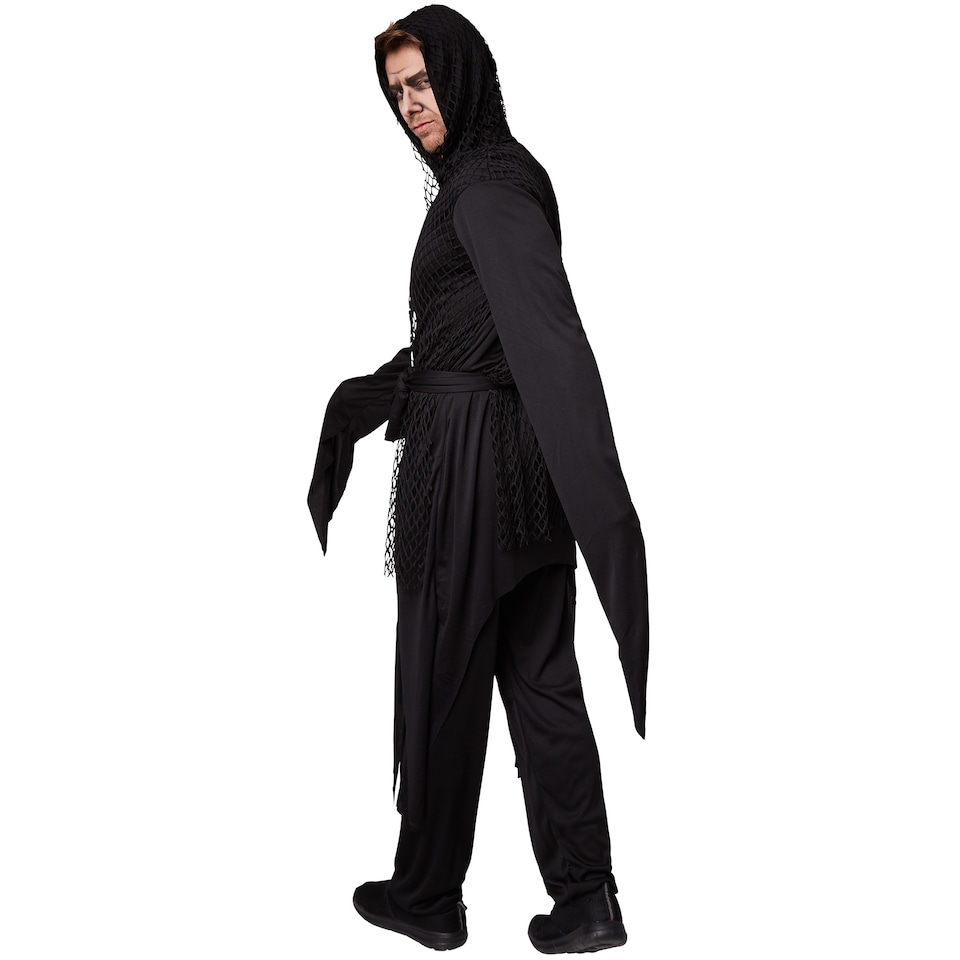 image 1 of Mens Fiendish Ghoul Costume | Black | black | XL | 1