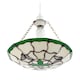 image 5 of Traditional Butterfly Tiffany Glass Green Pendant Lighting Shade | Green | Green | 1