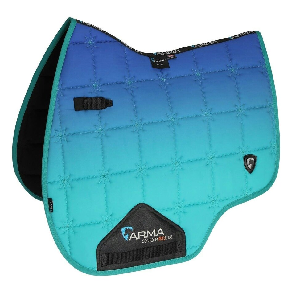 Shires ARMA Ombre Saddlecloth Blue | Size: 17-18 Inch
Colour: Blue