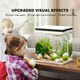 image 6 of PawHut 14L Small Fish Tank with Filter System, LED Lights, Water Pump, White