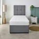 image 2 of Hybrid Memory Foam & Coil Spring Mattress - Soft/Medium Comfort, Cooltouch+ White | Small Double