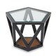 image 1 of Interiors by Premier Pentagon Side Table Black