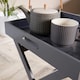 image 6 of Folding Butlers Side Table Portable Wooden Food Serving Tray | Grey