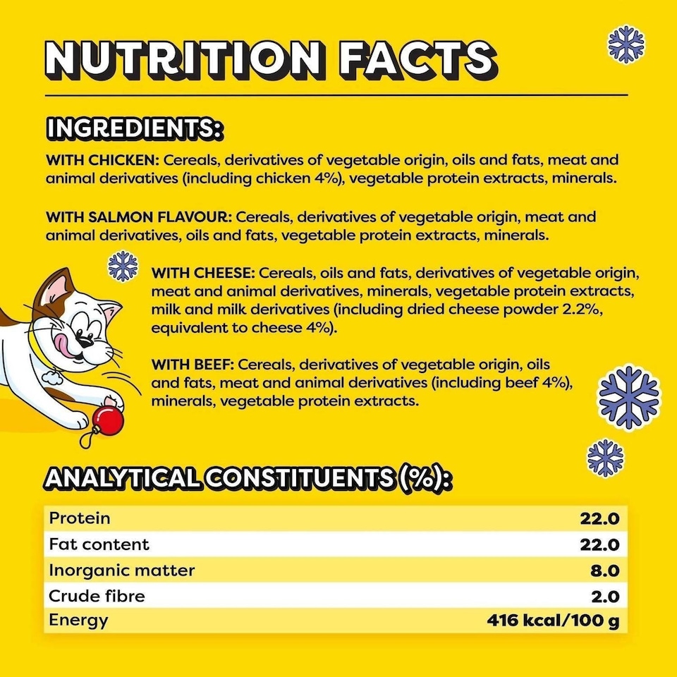 image 1 of 3 x Dreamies Christmas Stocking Cat Treat