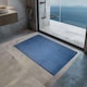 image 1 of Nicoman Reversible Dual-Colour PVC Shower Mat - 60cm x 40cm | Blue | Blue/Green | Rectangular 60x40cm