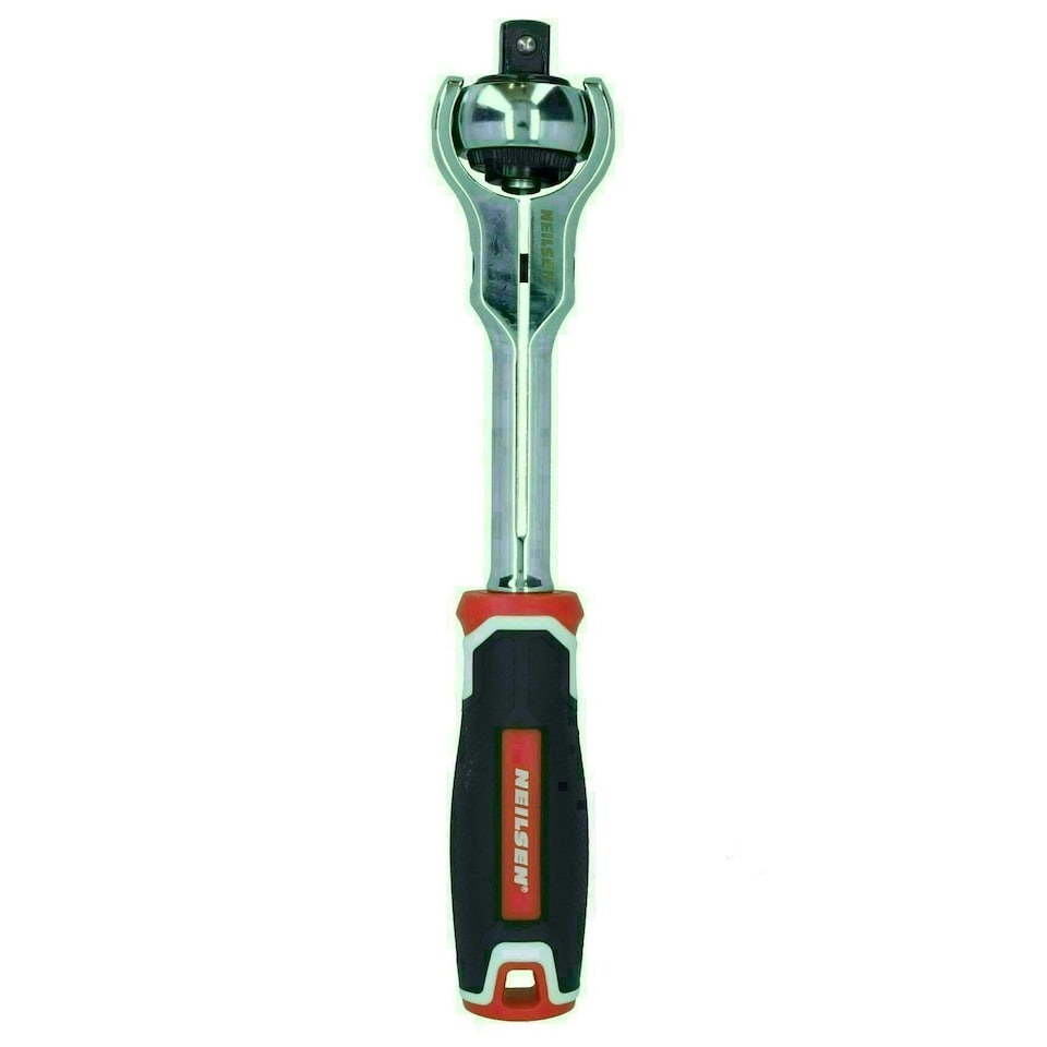 image 1 of 1/2" Drive Flexi Swivel Head Twister Reversible Ratchet Rotating Head