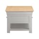 image 4 of Bordeaux Indoor 2 Drawer Coffee Table - L60 x W110 x H50 cm - Pebble Grey - Oak