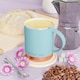 image 4 of Asobu Ultimate Stainless Steel Ceramic Inner Coating Mug 400ml Baby Blue