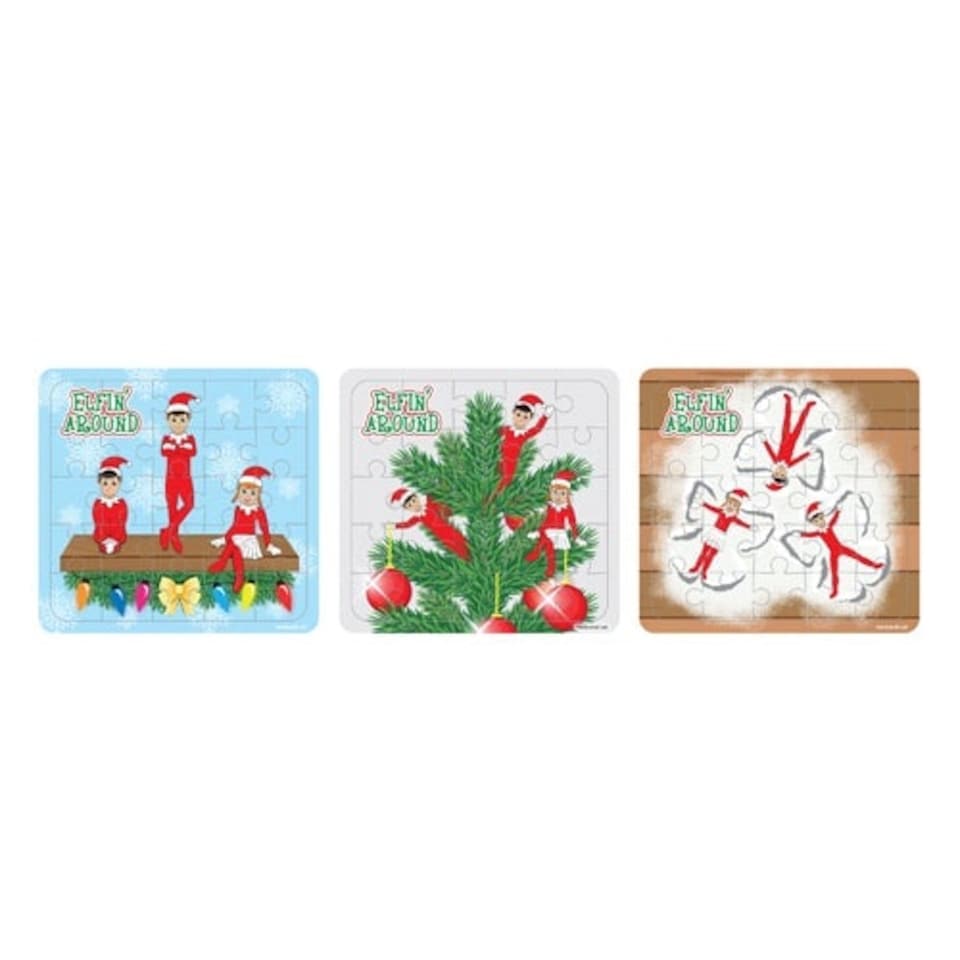Assorted Elfin Around Christmas Jigsaw Puzzle