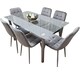 image 1 of Dining Table Set with 6 Chairs Dining Room, and Kitchen table set of 6 Grey