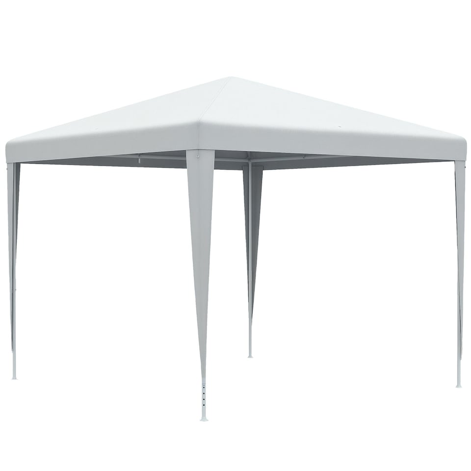 image 1 of Outsunny Garden Gazebo Marquee Party Tent Wedding Canopy Patio White 2.7 x 2.7m