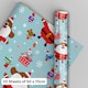 image 1 of Hey Duggee Christmas 10 Sheets & 10 Tags Gift Wrap