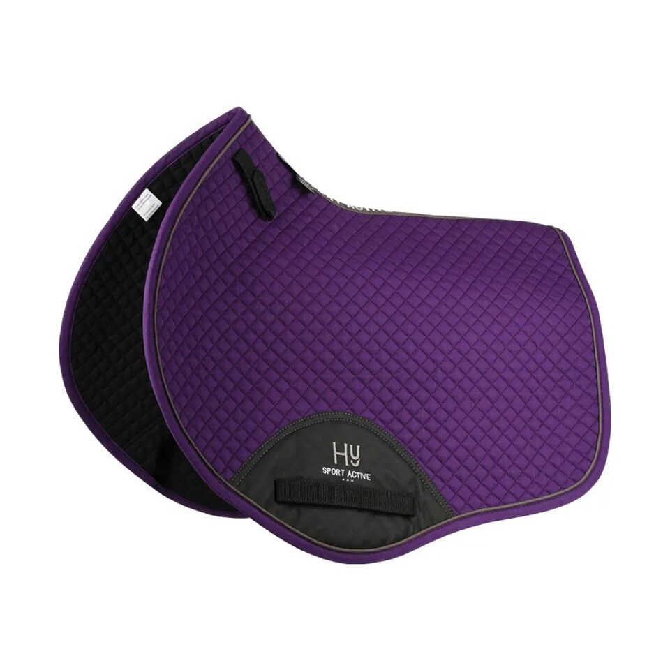 Hy Sport Active Close Contact Saddle Pad - Royal Violet - Cob/Full