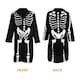 image 4 of Skeleton Costume - with Glow Mask & Top Hat | Multi | 2XL