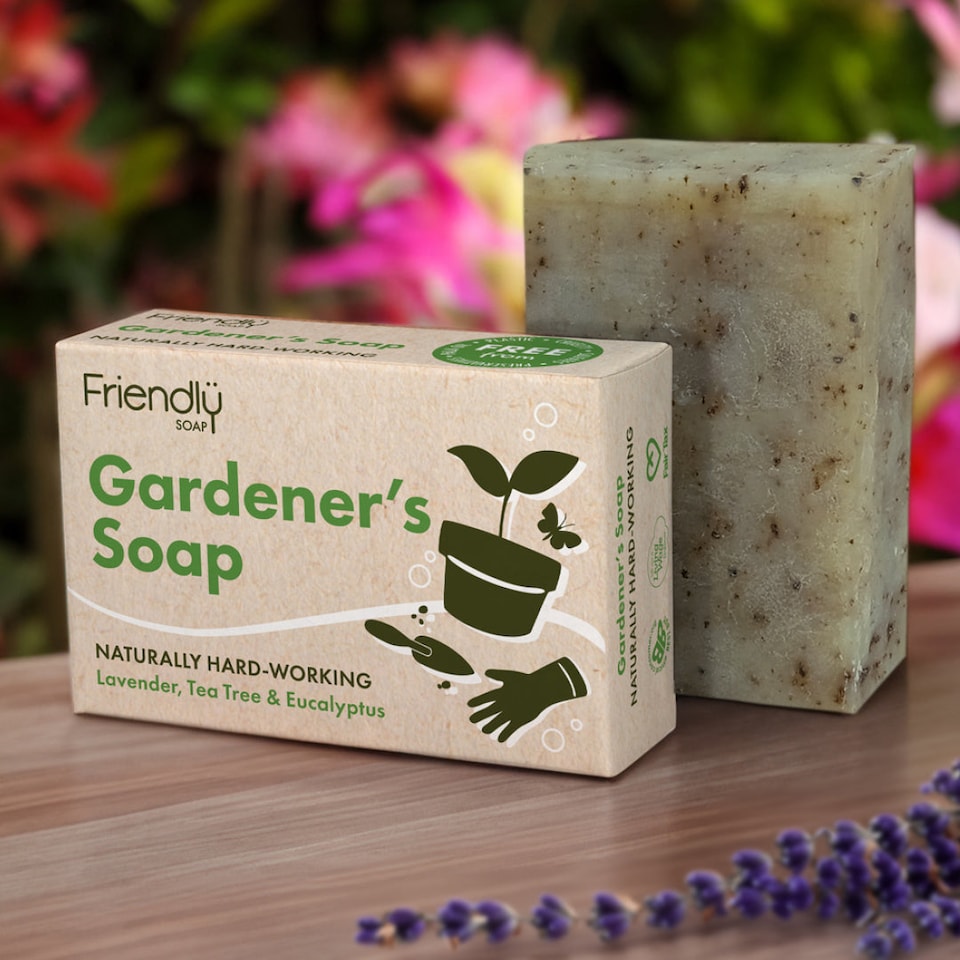 image 1 of 4 x Natural Gardener's Soap Bar - 4 Pack | Green | 1