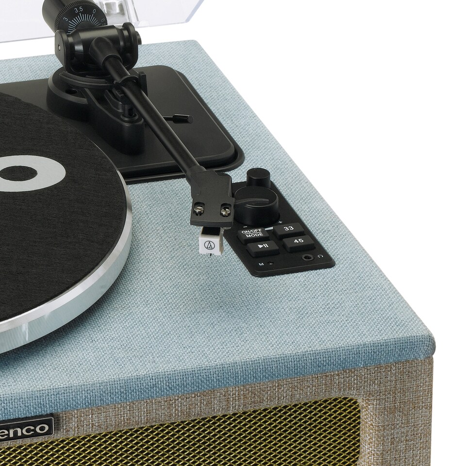 image 1 of LENCO LS-440BUBG - Turntable with 4 built-in speakers - Fabric