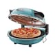 image 6 of Cooks Professional Electric Pizza Oven Set with Board, Paddles, Baking Sheet & Cutter | Blue | Teal