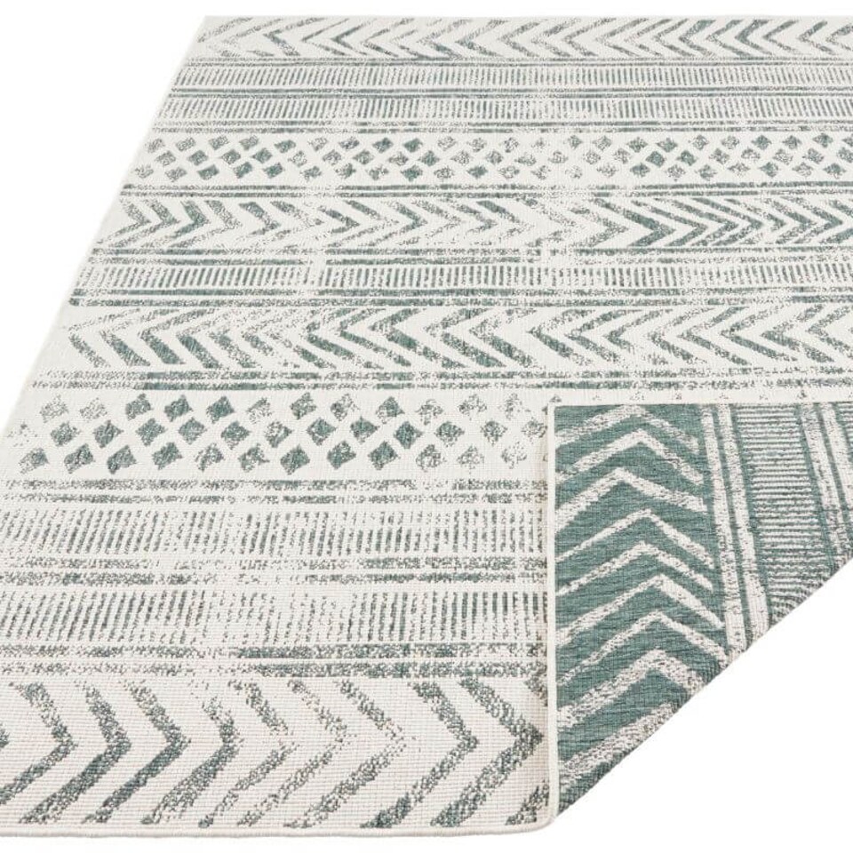 image 1 of The Rugs Reversible Geometric Indoor Outdoor Flatweave Rug Polypropylene