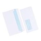 image 1 of Pack of 25 White Paper Window Self-adhesive Mailing Envelopes 11 x 22cm