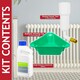 image 2 of SPARES2GO Central Heating Sludge Remover Concentrate Liquid (500ml Bottle) + Radiator Dosing Funnel Tool + Draining Tub