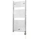 image 1 of Todi - Chrome Electric Towel Rail H1110mm x W500mm Straight 300w Thermostatic