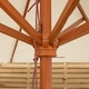 image 8 of Samuel Alexander 2.7m Outdoor Wooden Garden Parasol Sun Shade with Carry Bag in Cream