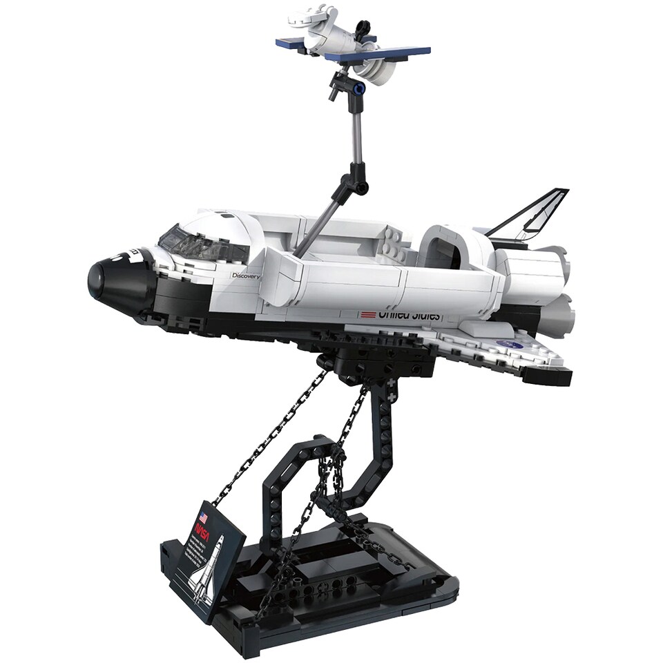 image 1 of Cada Space Shuttle Discovery Brick Construction Set C56051w 475 Piece