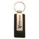 image 1 of Crystal Palace FC Leather Keyring - Black/Silver - One Size