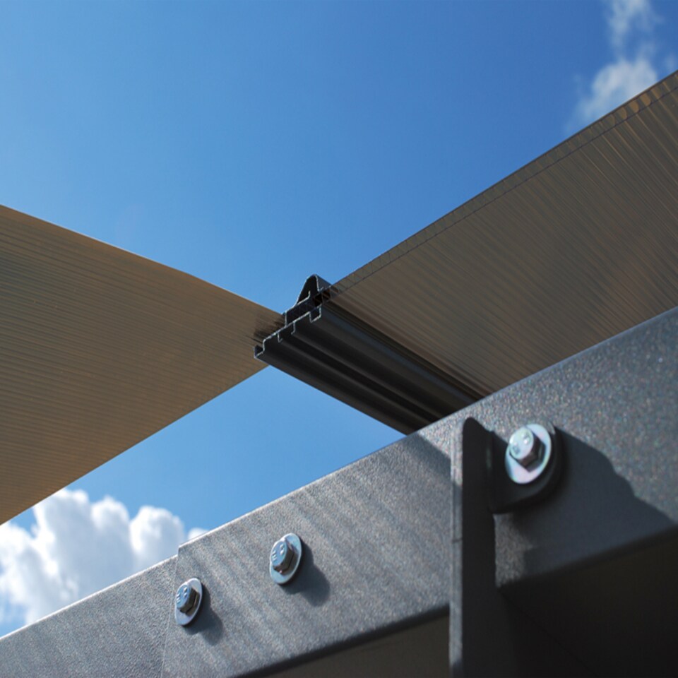 image 1 of Arcadia Carport 8500 - Polycarbonate - L863 x W359 x H242 cm - Grey | Grey