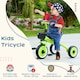 image 3 of AIYAPLAY Baby Trike, Toddler Tricycle with Adjustable Seat, Basket, Bell, Kids Tricycle for 2-5 Years Old, Green