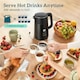 image 3 of HOMCOM 1.7L Fast Boil 3000W Electric Kettle with LED Display