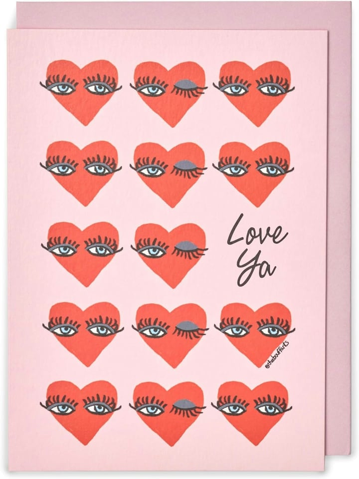 image 1 of Kindred X Kendra Dandy Love Ya Hearts Valentine's Day Card