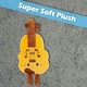 image 5 of Violin Soft Toy Cute Plushie Huggable Cuddly Stuffed Toy 16cm Yellow