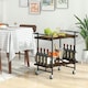 image 7 of COSTWAY 2-tier Kitchen Dining Storage Mobile Cart