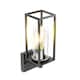 image 3 of CGC CHLOE Up Black E27 Outdoor Wall Lantern Light Clear Diffuser IP54