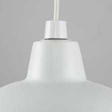 ValueLights Retro Style Matt Grey Easy Fit Ceiling Pendant Light Shade