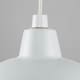 image 1 of ValueLights Retro Style Matt Grey Easy Fit Ceiling Pendant Light Shade