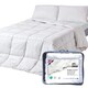 image 1 of Homescapes 4.5 Tog Duvet Luxury Mulberry Silk for Spring or Summer Lightweight Hypoallergenic, Super King | White | Super King