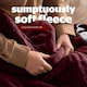 image 4 of Silentnight Luxury Heated Throw, Berry | Purple | Berry | One Size | 1