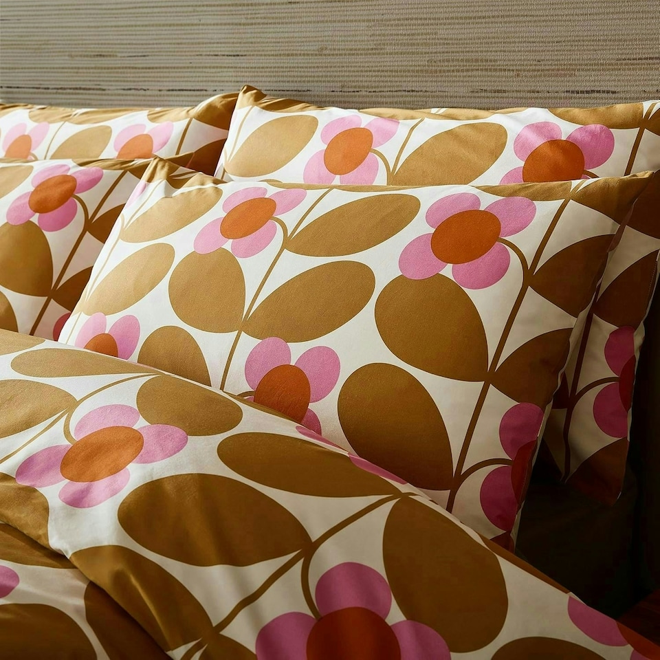 image 1 of Stem Bloom Duvet Cover Set - Super King - Yellow
