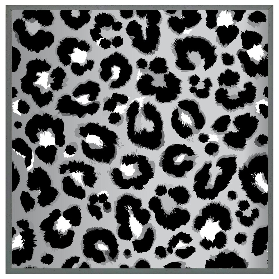 image 1 of Silver leopard print (Picture Frame) Brown | L