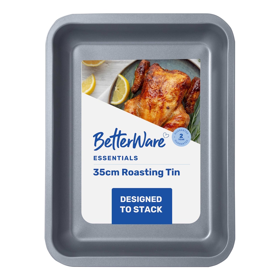 image 1 of BetterWare Essentials 35cm Non-Stick Roasting Tin